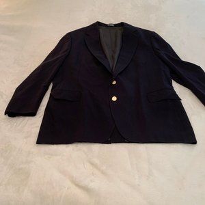 Tailor's Bench Navy Wool Suit Coat